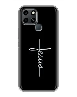 Чехол для Infinix Smart 6 с картинкой «Тонкая линия веры»