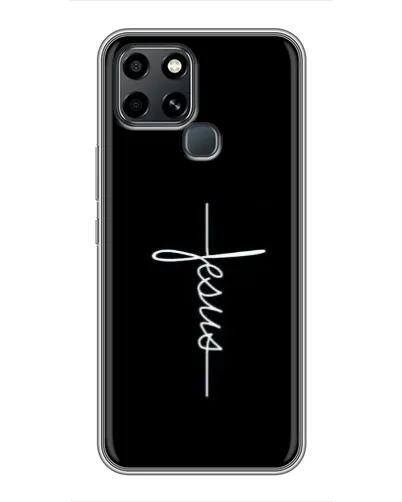 Чехол для Infinix Smart 6 с картинкой «Тонкая линия веры»