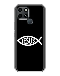 Чехол для Infinix Smart 6 с картинкой «Классический Jesus»