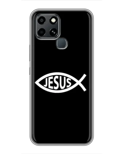 Чехол для Infinix Smart 6 с картинкой «Классический Jesus»
