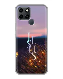 Чохол для Infinix Smart 6 з картинкою «Світло Боже уночі»