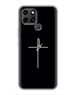 Чохол для Infinix Smart 6 з картинкою «Тонкий хрест»