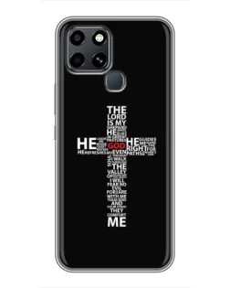 Чохол для Infinix Smart 6 з картинкою «Текстовий хрест»