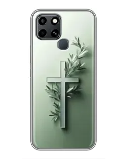 Чохол для Infinix Smart 6 з картинкою «Оливкова гілка»