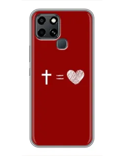 Чохол для Infinix Smart 6 з картинкою «Рівняння любові»