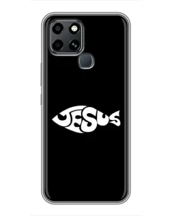 Чохол для Infinix Smart 6 з картинкою «Риба  Jesus»