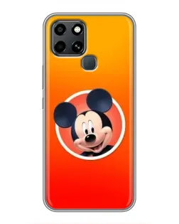 Чехол для Infinix Smart 6 с картинкой «Mickey в круге»