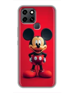 Чехол для Infinix Smart 6 с картинкой «Mickey в полный рост»