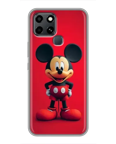 Чехол для Infinix Smart 6 с картинкой «Mickey в полный рост»