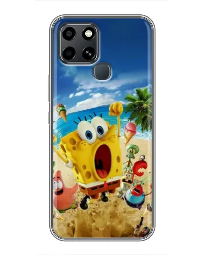 Чехол для Infinix Smart 6 с картинкой «Развлечения на пляже»