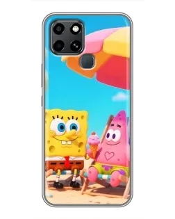 Чехол для Infinix Smart 6 с картинкой «Отдых на пляже»