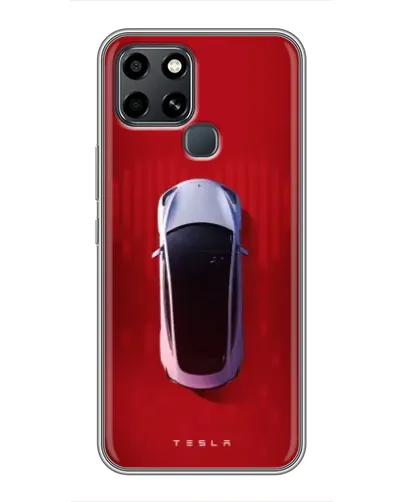 Чехол для Infinix Smart 6 с картинкой «Tesla Top View» Чехол для Infinix Smart 6 с картинкой «Tesla Top View»