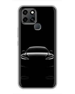 Чехол для Infinix Smart 6 с картинкой «Силуэт Tesla Night» Чехол для Infinix Smart 6 с картинкой «Силуэт Tesla Night»