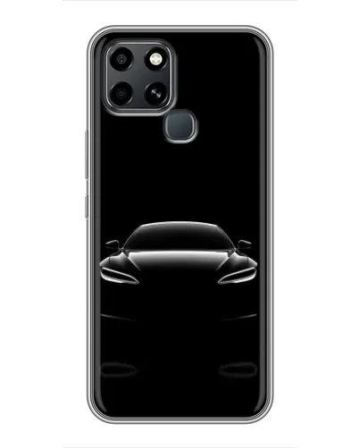 Чехол для Infinix Smart 6 с картинкой «Силуэт Tesla Night» Чехол для Infinix Smart 6 с картинкой «Силуэт Tesla Night»