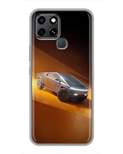 Чехол для Infinix Smart 6 с картинкой «Cybertruck в пустыне» Чехол для Infinix Smart 6 с картинкой «Cybertruck в пустыне»