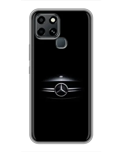 Чехол для Infinix Smart 6 с картинкой «Mercedes — абстрактные линии»