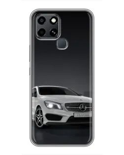 Чехол для Infinix Smart 6 с картинкой «Mercedes AMG GT Silver» Чехол для Infinix Smart 6 с картинкой «Mercedes AMG GT Silver»