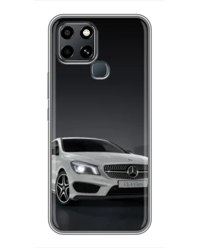 Чехол для Infinix Smart 6 с картинкой «Mercedes AMG GT Silver»