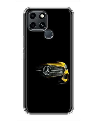 Чехол для Infinix Smart 6 с картинкой «Mercedes — ретро стиль»