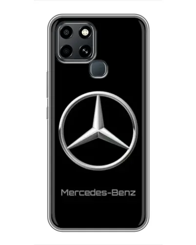Чехол для Infinix Smart 6 с картинкой «Mercedes Silver Logo»
