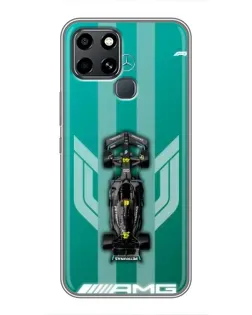Чехол для Infinix Smart 6 с картинкой «Mercedes AMG Petronas»