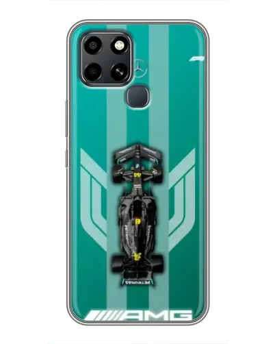 Чехол для Infinix Smart 6 с картинкой «Mercedes AMG Petronas»