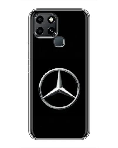 Чехол для Infinix Smart 6 с картинкой «Mercedes классический лого»