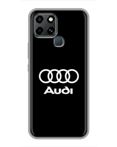 Чехол для Infinix Smart 6 с картинкой «Классическое лого Audi»