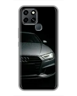 Чехол для Infinix Smart 6 с картинкой «Audi — детализация кузова» Чехол для Infinix Smart 6 с картинкой «Audi — детализация кузова»