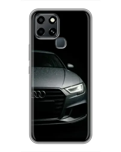 Чехол для Infinix Smart 6 с картинкой «Audi — детализация кузова»