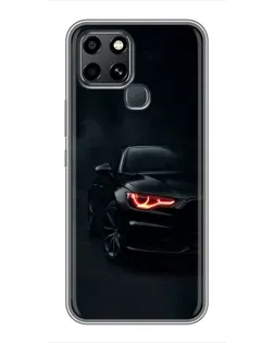 Чехол для Infinix Smart 6 с картинкой «Audi — хищный взгляд»