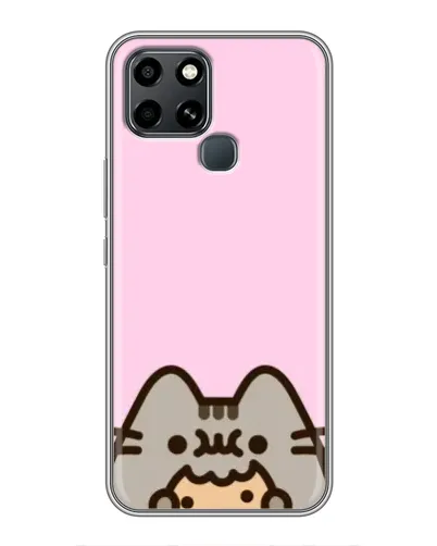 Чехол для Infinix Smart 6 с картинкой «Pusheen и печенье» Чехол для Infinix Smart 6 с картинкой «Pusheen и печенье»