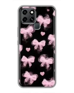 Чехол для Infinix Smart 6 с картинкой «Геометрия банта»