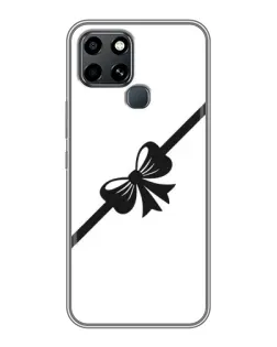 Чехол для Infinix Smart 6 с картинкой «Диагональный бант»