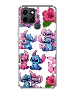 Чохол для Infinix Smart 6 з картинкою «Стікери Stitch та Angel» Чохол для Infinix Smart 6 з картинкою «Стікери Stitch та Angel»