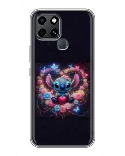 Чохол для Infinix Smart 6 з картинкою «Stitch у квітах» Чохол для Infinix Smart 6 з картинкою «Stitch у квітах»