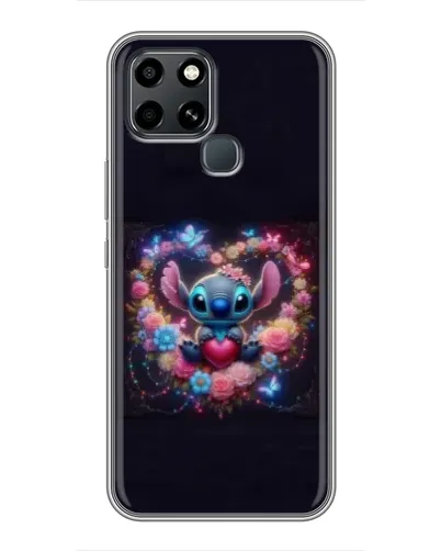 Чохол для Infinix Smart 6 з картинкою «Stitch у квітах» Чохол для Infinix Smart 6 з картинкою «Stitch у квітах»