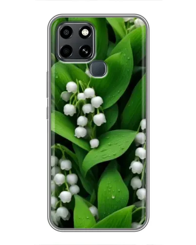 Чехол для Infinix Smart 6 с картинкой «Ландыши в зелени»