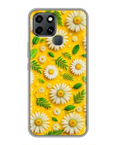 Чехол для Infinix Smart 6 с картинкой «Ромашковое солнце»