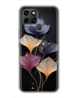 Чехол для Infinix Smart 6 с картинкой «Лиловые цветы грации» Чехол для Infinix Smart 6 с картинкой «Лиловые цветы грации»
