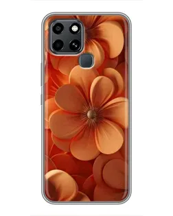 Чехол для Infinix Smart 6 с картинкой «Оранжевый макро цветок» Чехол для Infinix Smart 6 с картинкой «Оранжевый макро цветок»