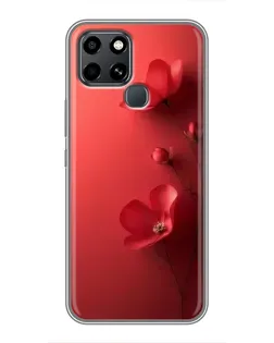 Чехол для Infinix Smart 6 с картинкой «Маковые соцветия» Чехол для Infinix Smart 6 с картинкой «Маковые соцветия»