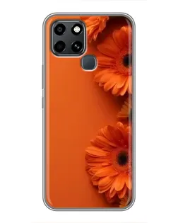 Чехол для Infinix Smart 6 с картинкой «Оранжевые герберы» Чехол для Infinix Smart 6 с картинкой «Оранжевые герберы»