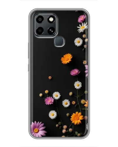 Чехол для Infinix Smart 6 с картинкой «Цветочная композиция»