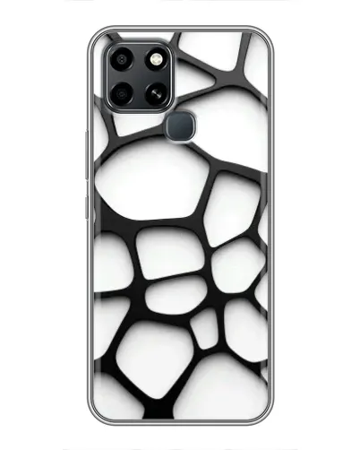 Чехол для Infinix Smart 6 с картинкой «Белая объемная сетка» Чехол для Infinix Smart 6 с картинкой «Белая объемная сетка»