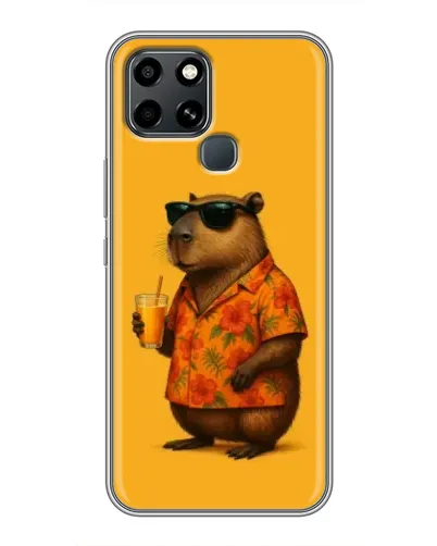 Чехол для Infinix Smart 6 с картинкой «Капибара на отдыхе» Чехол для Infinix Smart 6 с картинкой «Капибара на отдыхе»