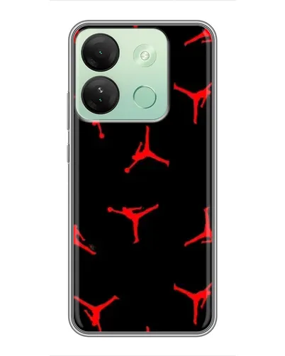 Чехол для Infinix Smart 7 HD с картинкой «Jordan Red Pattern» Чехол для Infinix Smart 7 HD с картинкой «Jordan Red Pattern»