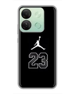 Чехол для Infinix Smart 7 HD с картинкой «Jordan Flight 23»