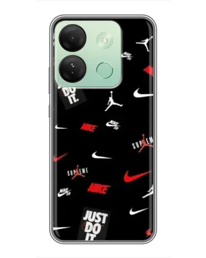 Чехол для Infinix Smart 7 HD с картинкой «Nike Mix Pattern» Чехол для Infinix Smart 7 HD с картинкой «Nike Mix Pattern»