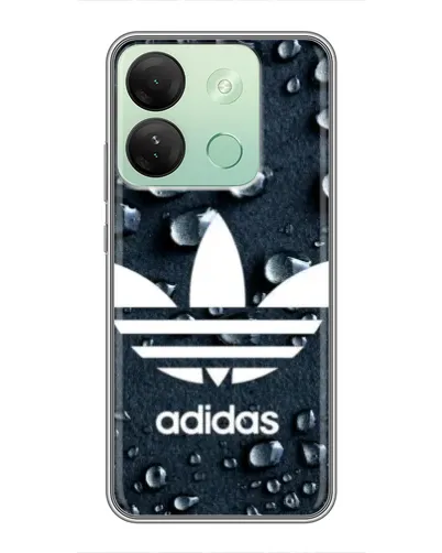 Чехол для Infinix Smart 7 HD с картинкой «Adidas Trefoil Blue» Чехол для Infinix Smart 7 HD с картинкой «Adidas Trefoil Blue»